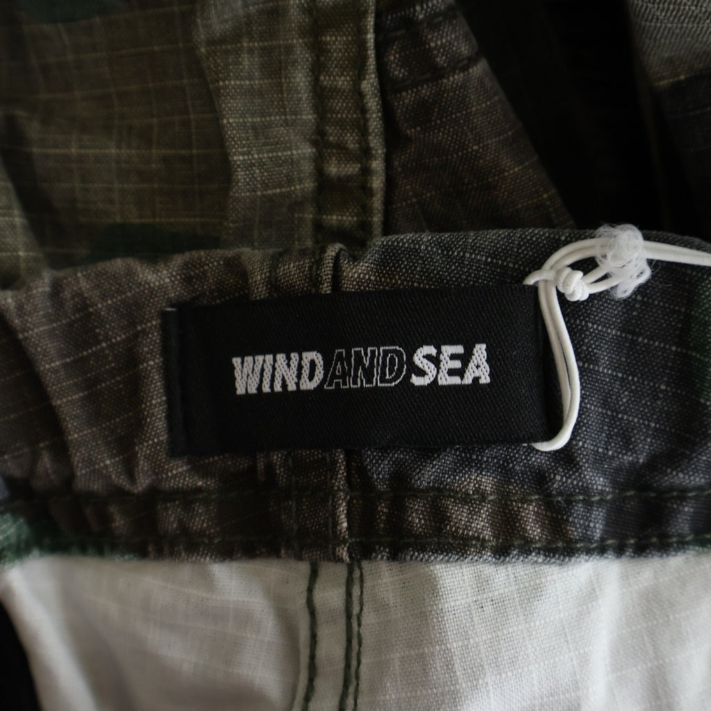 WIND AND SEA(ウィンダンシー) WIDE LEG CARGO PANTS ワイドカーゴパンツ カモ柄 WDS-O-EIT-26-Q1-PT-01