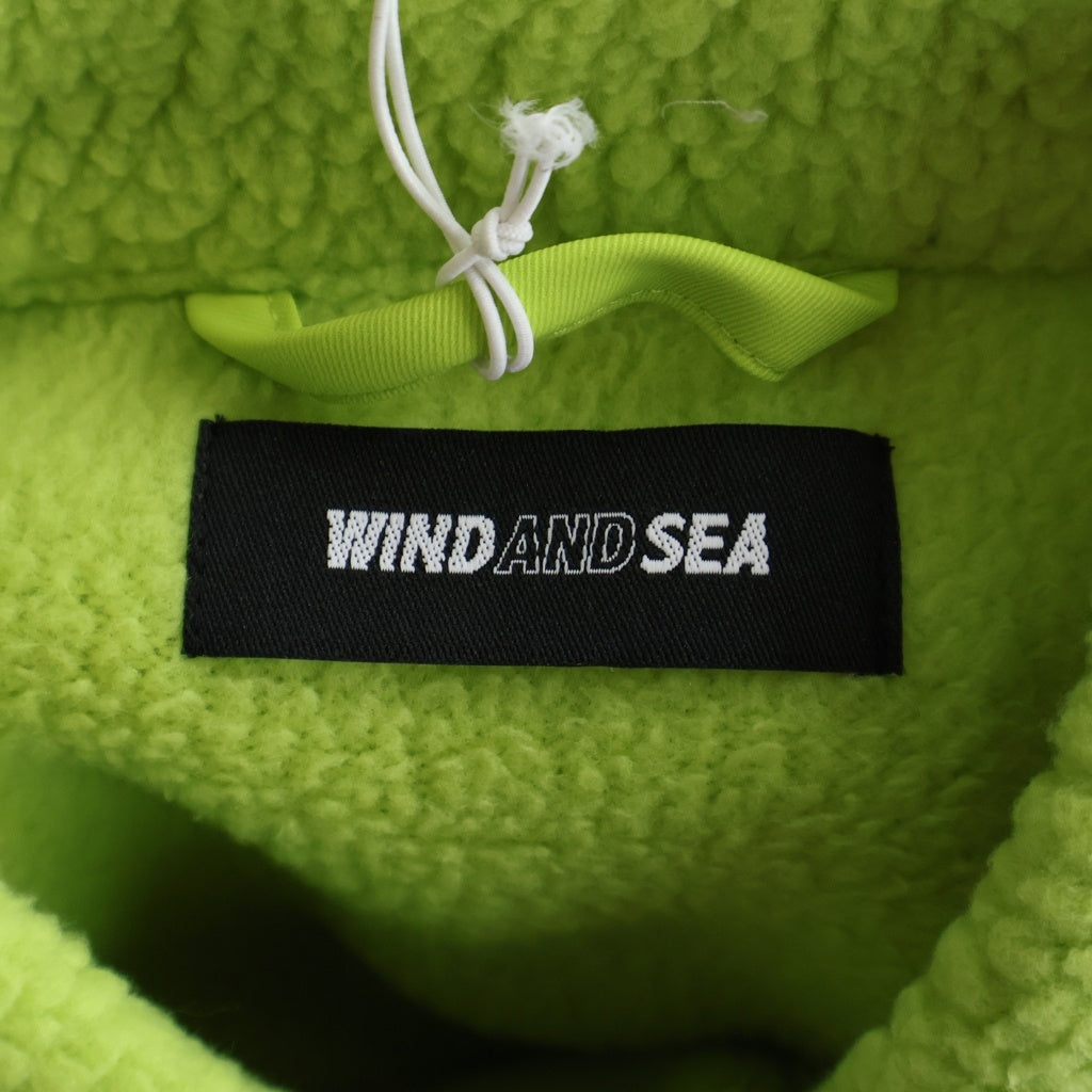 WIND AND SEA(ウィンダンシー) POLARTEC Thermal Boa Fleece Coach Jacket ポーラテック サーマル ボア フリース コーチジャケット イエロー WDS-C-PRT-26-Q2-JK-01