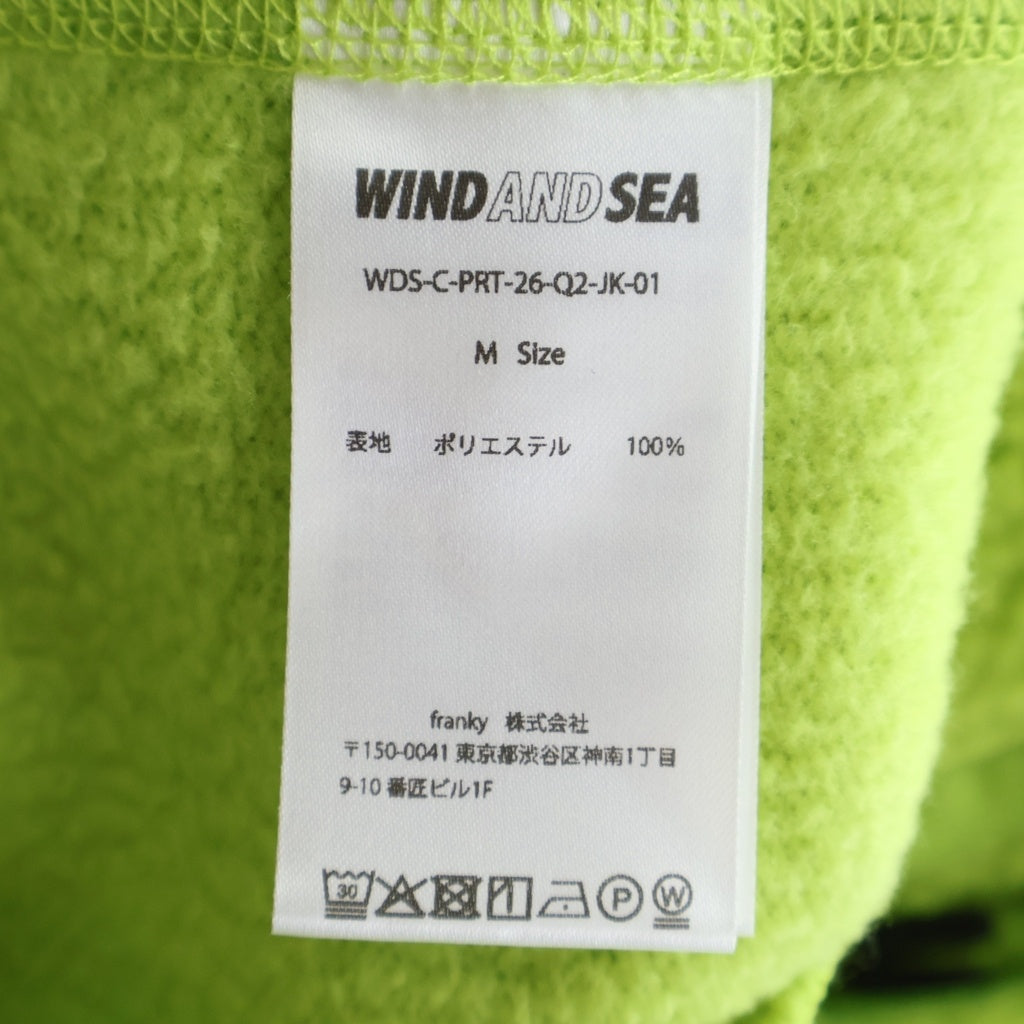 WIND AND SEA(ウィンダンシー) POLARTEC Thermal Boa Fleece Coach Jacket ポーラテック サーマル ボア フリース コーチジャケット イエロー WDS-C-PRT-26-Q2-JK-01