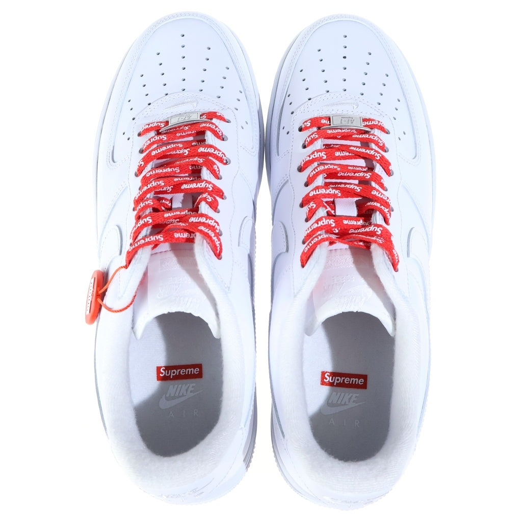 NIKE(ナイキ) ×SUPREME AIR FORCE LOW シュプリーム エア フォース 1 ローカットスニーカー ホワイト US9.5/27.5cm CU9225-100