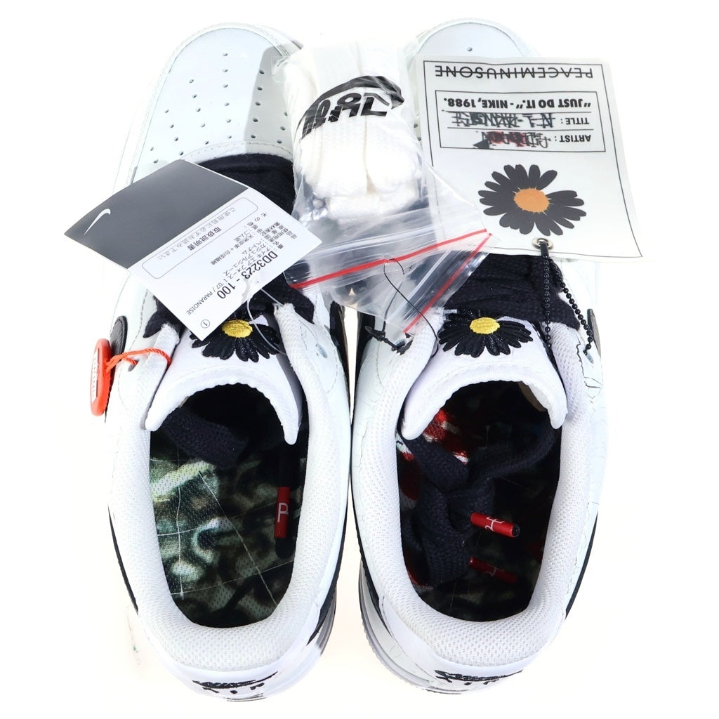 NIKE(ナイキ) ×PEACEMINUSONE AIR FORCE1 '07 PARANOISE ピースマイナスワン パラノイズ エアフォース1 ローカットスニーカー ホワイト US8.5/26.5cm DD3223-100