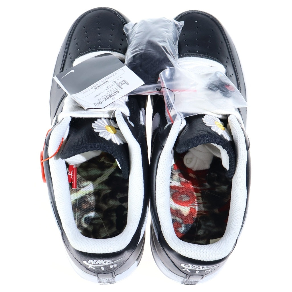 NIKE(ナイキ) ×PEACEMINUSONE AIR FORCE 1 LOW PARA NOISE ピースマイナスワン エアフォース1 パラノイズ ローカットスニーカー ブラック US9/27.0cm AQ3692-001