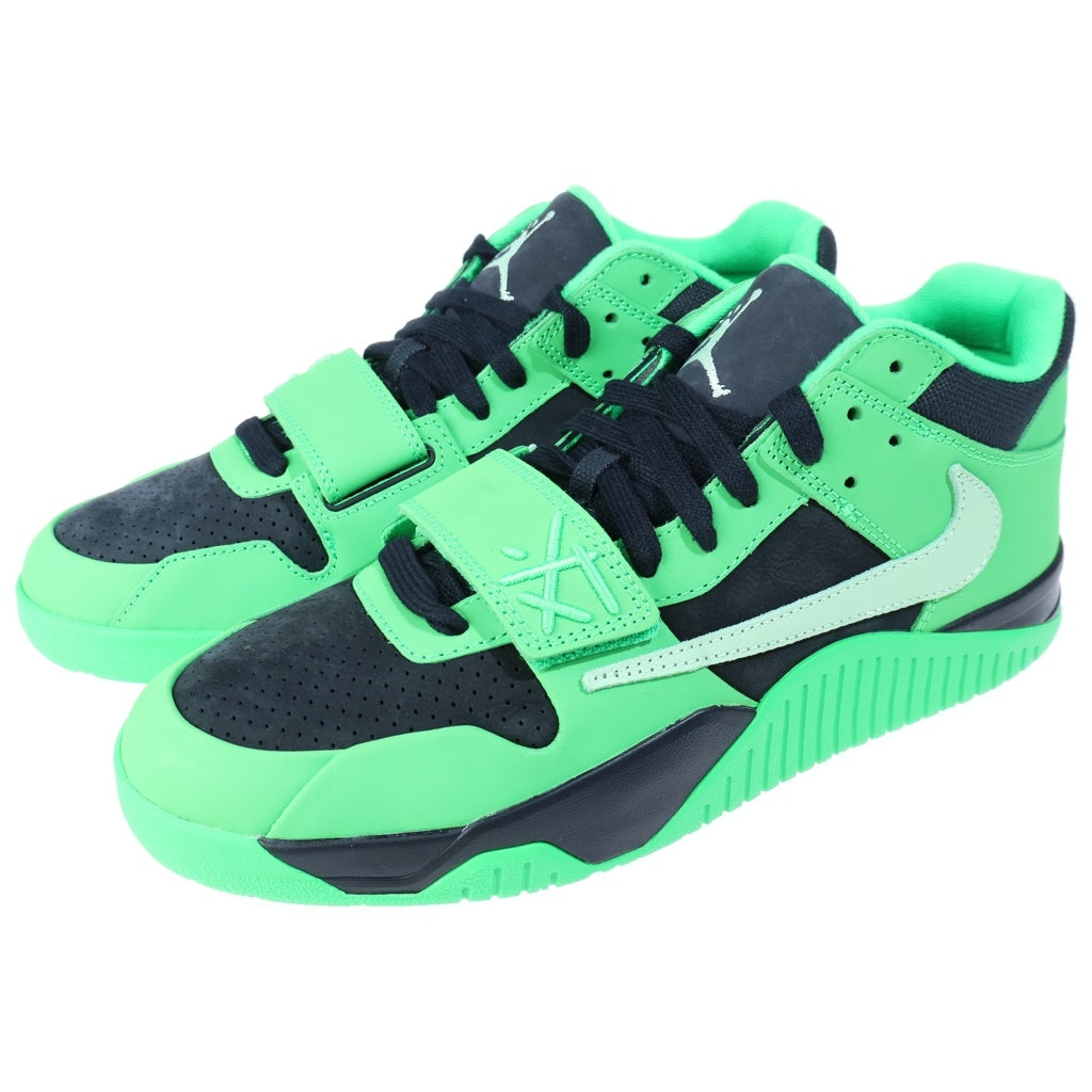NIKE(ナイキ) ×TRAVIS SCOTT JUMPMAN JACK T-REXX IM9113-300 トラビススコット ジャンプマン ジャック トレーナー ローカットスニーカー US11/29.0cm ブラック/グリーン