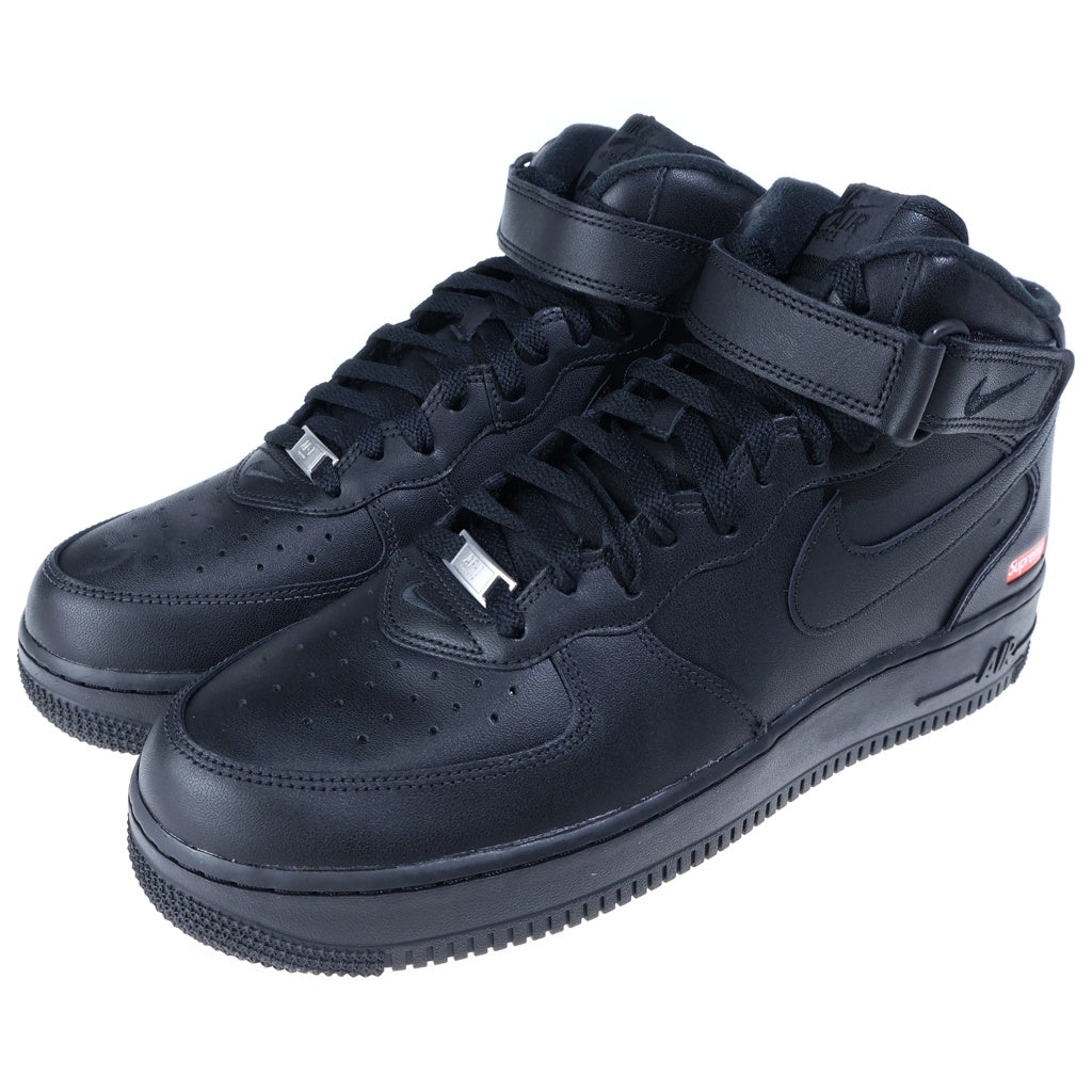 NIKE(ナイキ) ×SUPREME AIR FORCE1 MID SP FZ8784-001 シュプリーム エアフォース1 ミッドカットスニーカー US11/29.0cm ブラック