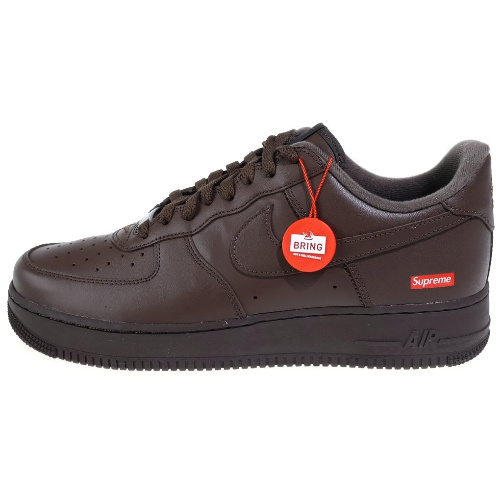 NIKE(ナイキ) ×SUPREME AIR FORCE 1 LOW SP CU9225-200 シュプリーム エアフォース1 ローカットスニーカー US11/29.0cm ブラウン