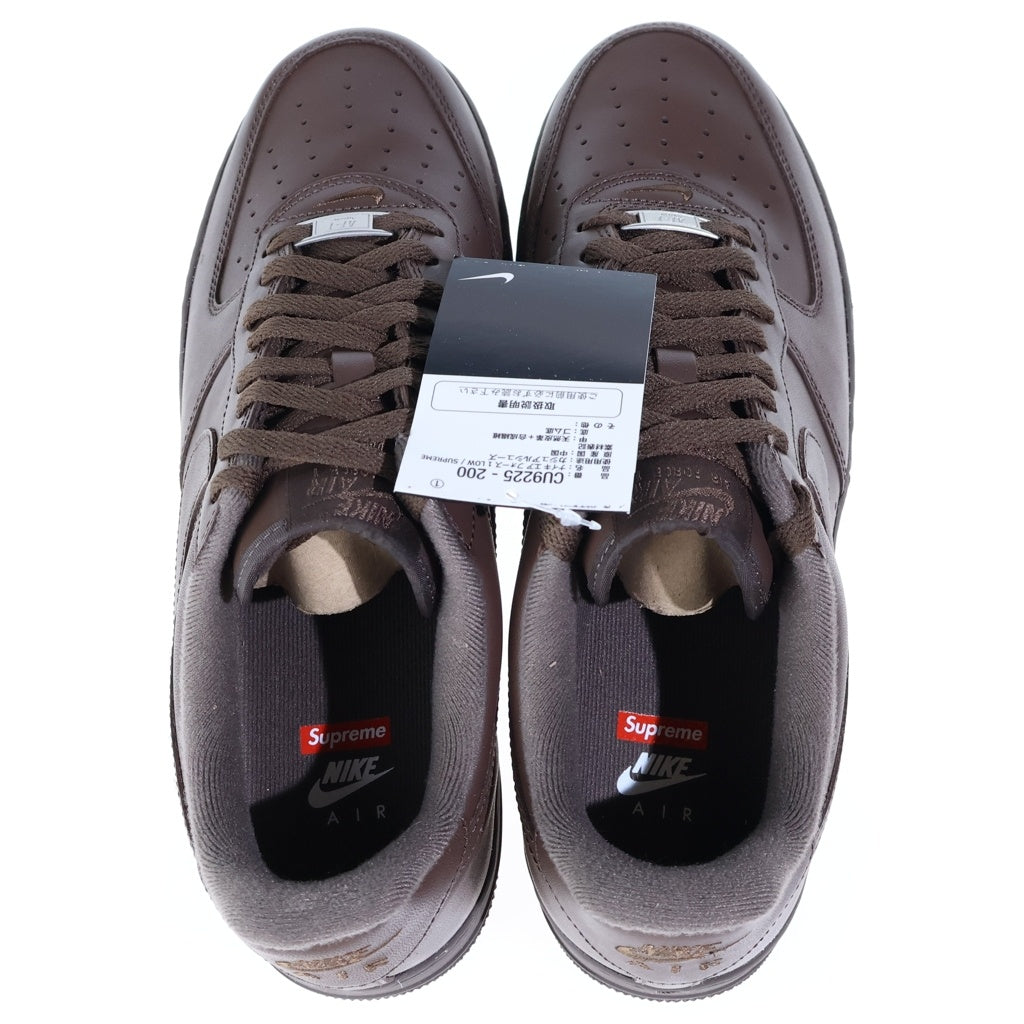 NIKE(ナイキ) ×SUPREME AIR FORCE 1 LOW SP CU9225-200 シュプリーム エアフォース1 ローカットスニーカー US11/29.0cm ブラウン
