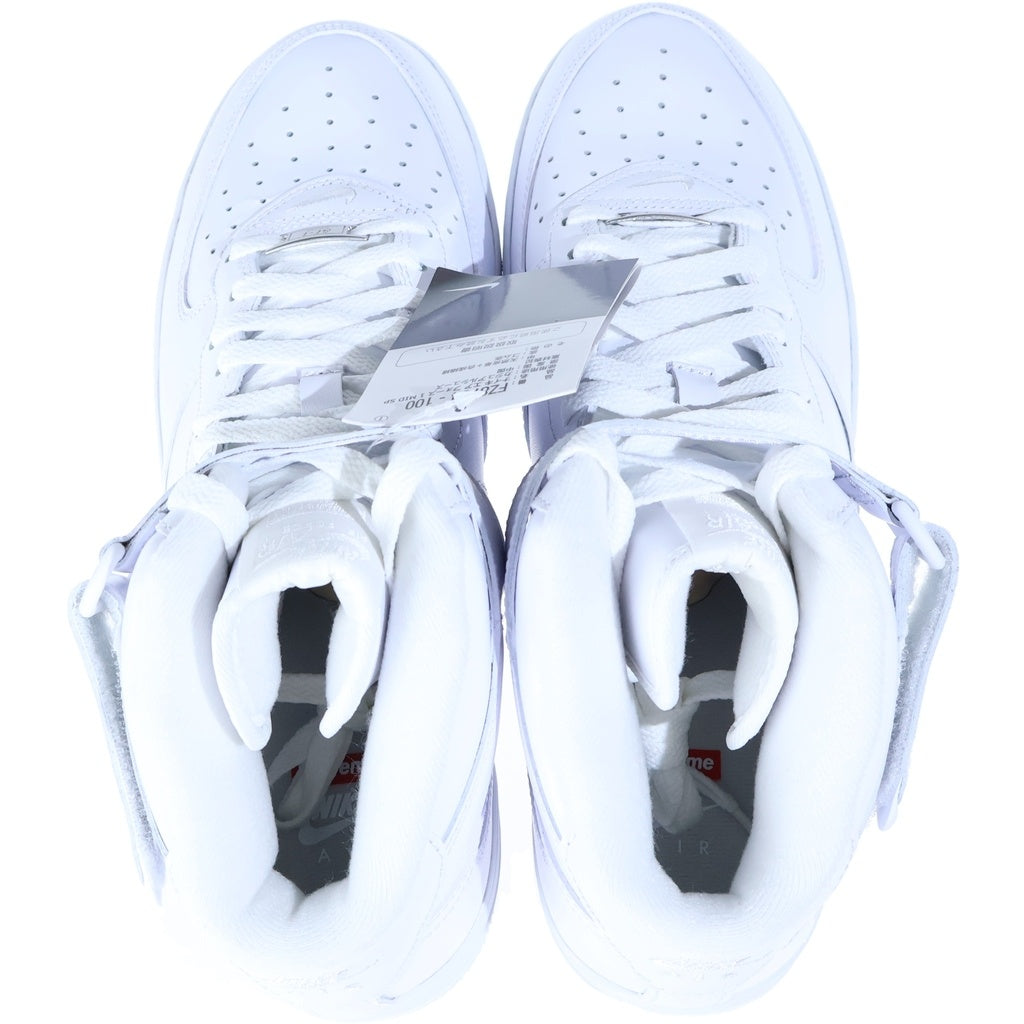 NIKE(ナイキ) ×SUPREME AIR FORCE 1 MID SP FZ8784-100 シュプリーム エアフォース1 ミッドカットスニーカー US11/29.0cm ホワイト