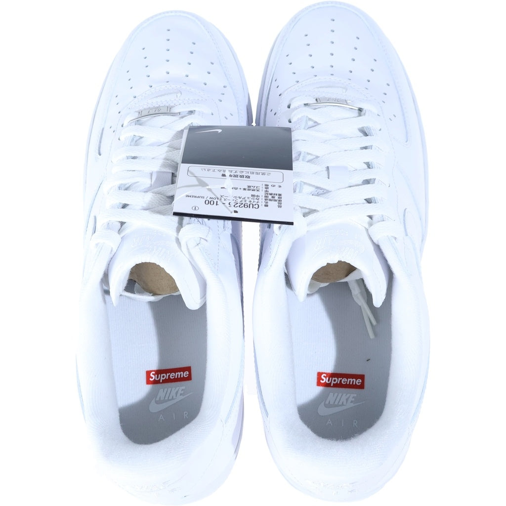 NIKE(ナイキ) ×SUPREME AIR FORCE LOW CU9225-100 シュプリーム エア フォース 1 ローカットスニーカー US11.5/29.5cm ホワイト