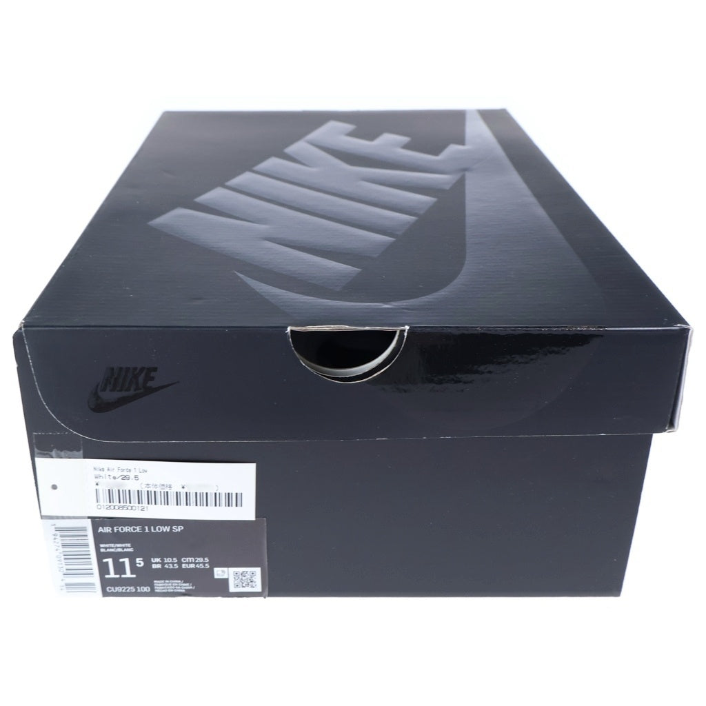 NIKE(ナイキ) ×SUPREME AIR FORCE LOW CU9225-100 シュプリーム エア フォース 1 ローカットスニーカー US11.5/29.5cm ホワイト