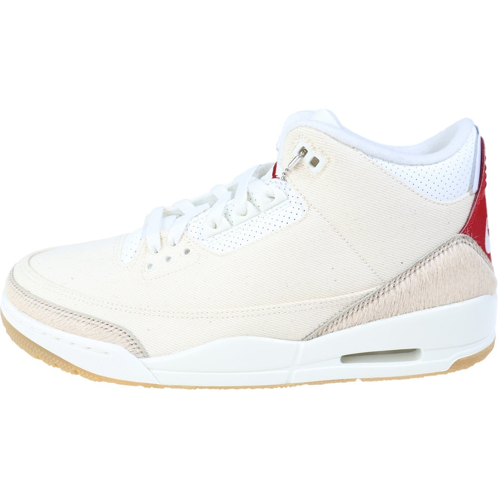 NIKE(ナイキ) ×LEVI'S AIR JORDAN 3 RETRO ECRU DENIM IR0910-400 リーバイス エアジョーダン3 エクリュデニム ミッドカットスニーカー US11/29.0cm クリーム