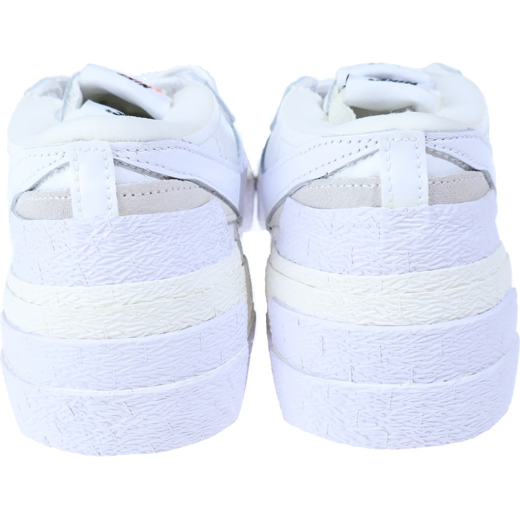 NIKE(ナイキ) ×SACAI BLAZER LOW WHITE PATENT LEATHER DM6443-100 サカイ ブレイザー パテント レザーローカットスニーカー US10.5/28.5cm ホワイト