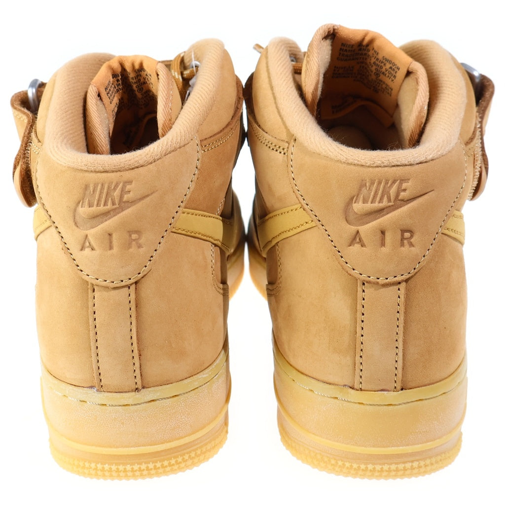 NIKE(ナイキ) AIR FORCE 1 MID FLAX DJ9158-200 エアフォース1 フラックス ミッドカットスニーカー US10.5/28.5cm ブラウン