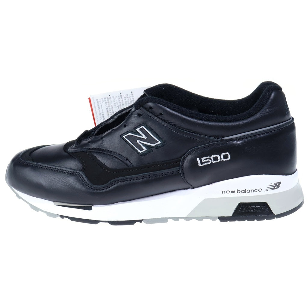New Balance(ニューバランス) M1500BK レザー ローカットスニーカー US8.5/26.5cm ブラック
