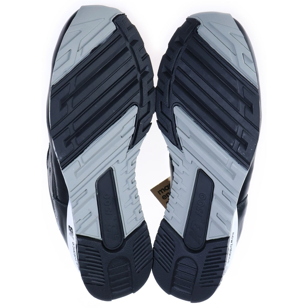 New Balance(ニューバランス) M1500BK レザー ローカットスニーカー US8.5/26.5cm ブラック