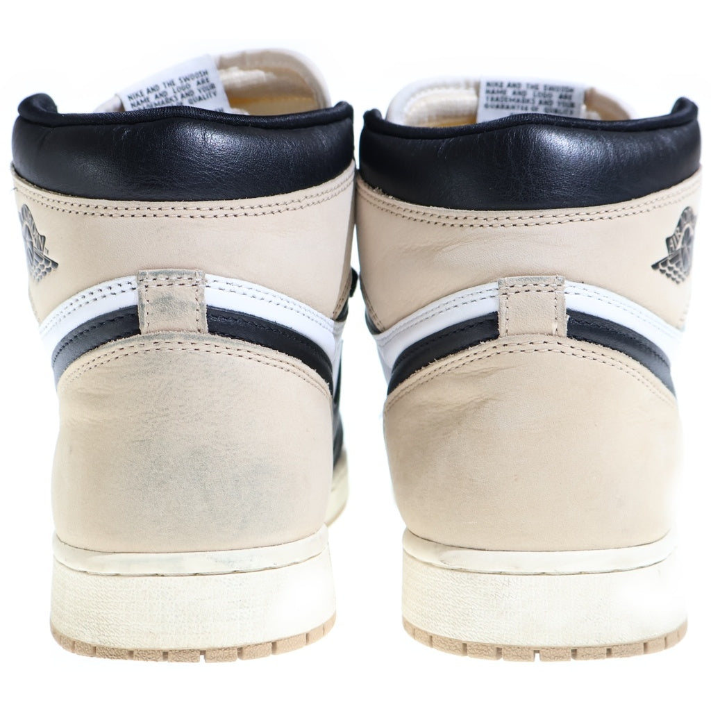 NIKE(ナイキ) WMNS AIR JORDAN 1 RETRO HIGH エアジョーダン1 レトロ ハイ OG ハイカットスニーカー シューズ FD2596-021 ホワイト/ブラック US11.5/28.5cm