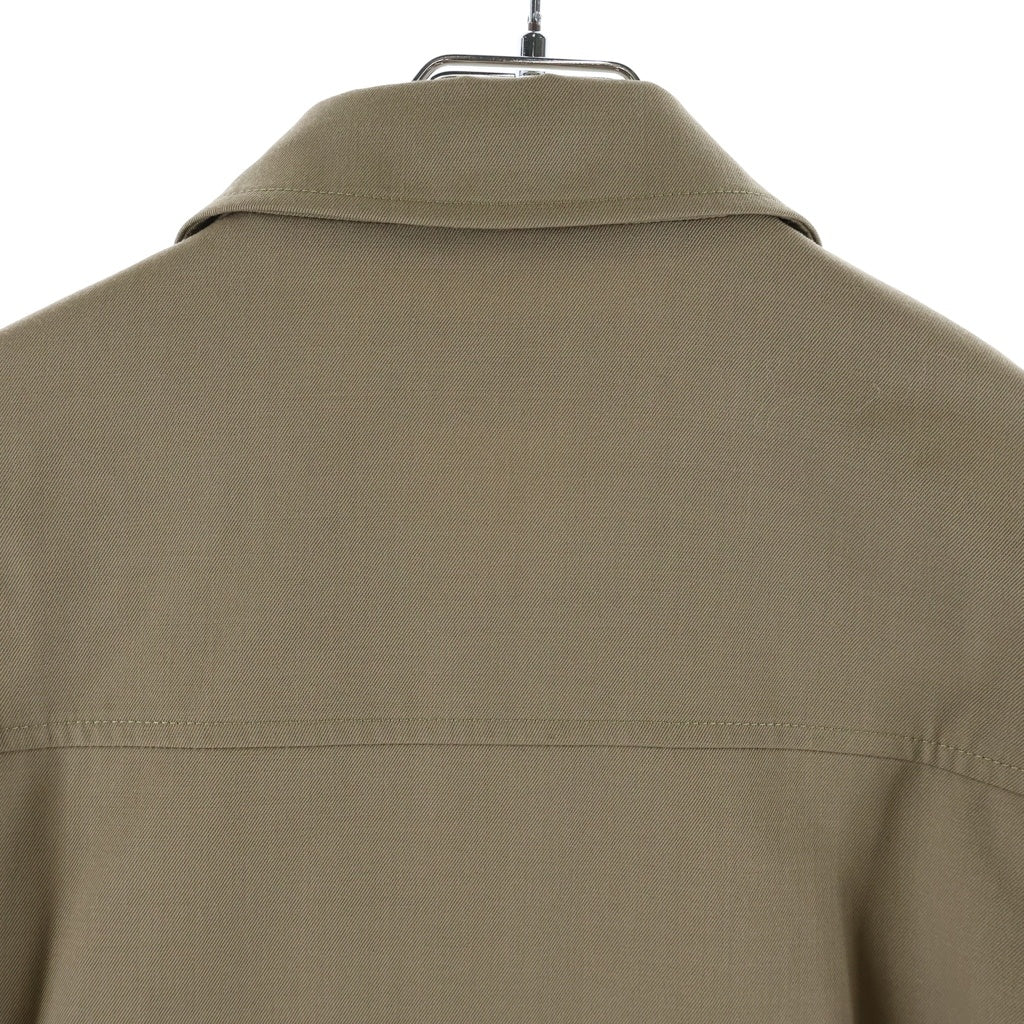CELINE(セリーヌ) 25AW Triomphe Wool Twill Zip Up Jacket トリオンフ ウールツイル ジップアップジャケット ベージュ RV01E973C
