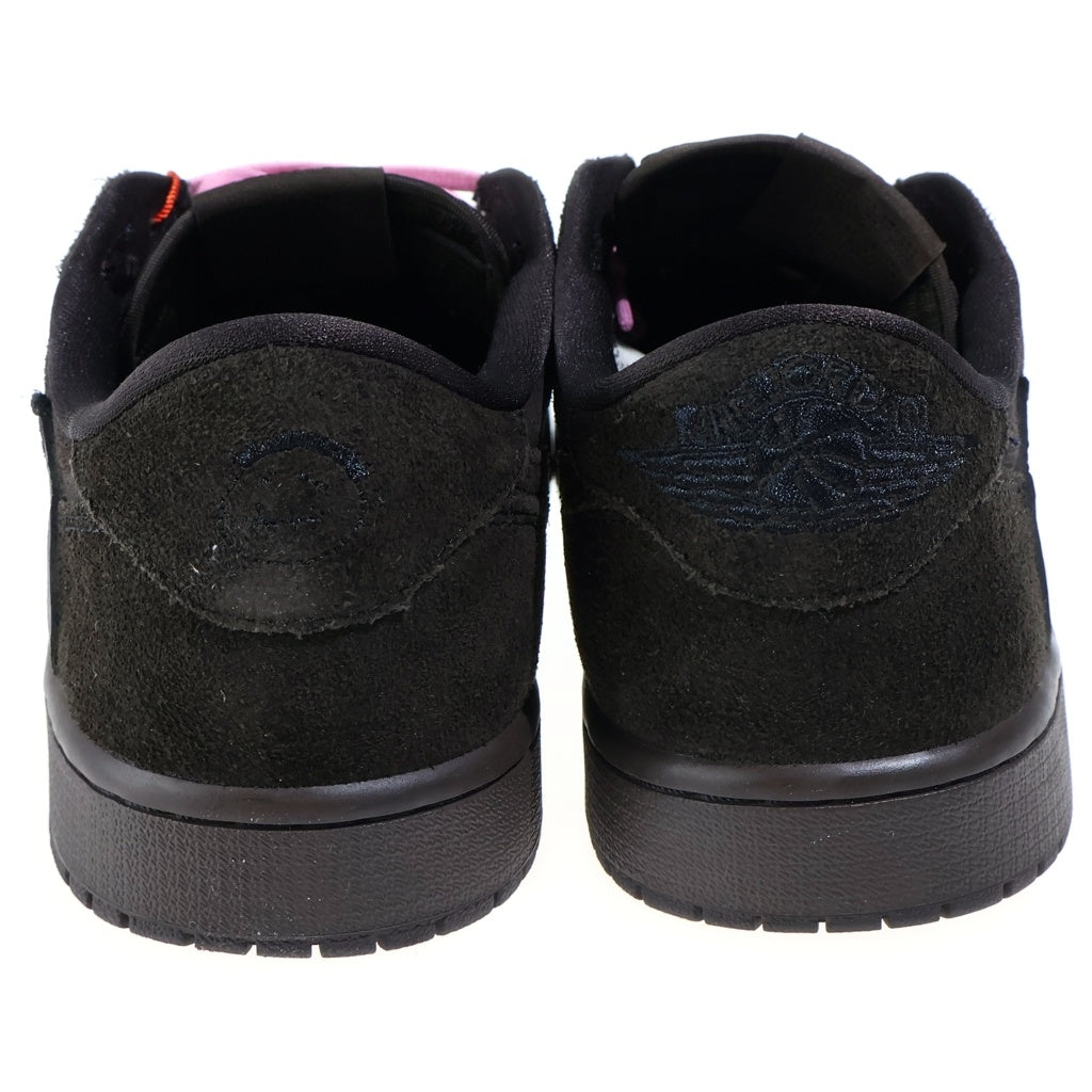 NIKE(ナイキ) ×TRAVIS SCOTT AIR JORDAN LOW OG SP VELVET BROWN トラヴィススコット エアジョーダン 1 ベルベット ローカットスニーカー US10.5/28.5cm ブラウン DM7866-202