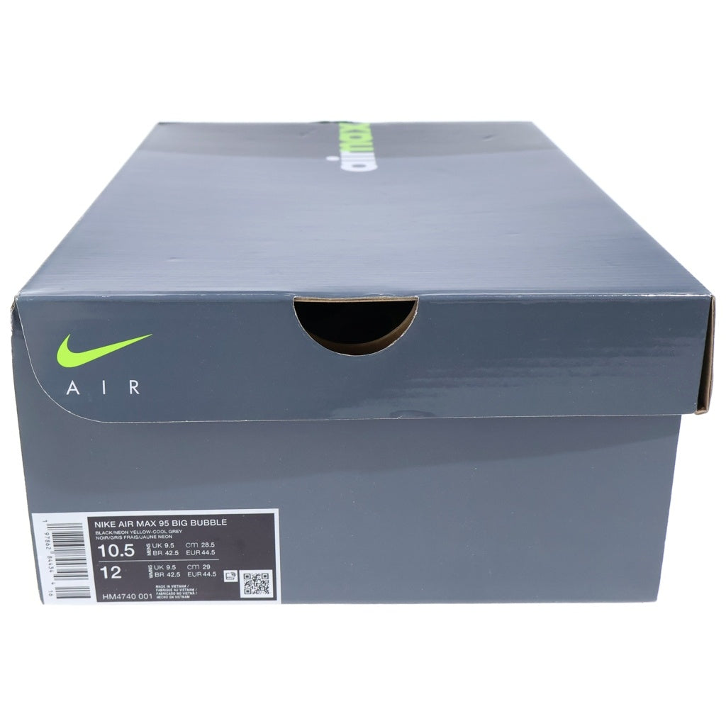 NIKE(ナイキ) AIR MAX 95 OG BIG BUBBLE エアマックス95 ビッグバブル ローカットスニーカー US10.5/28.5cm イエロー HM4740-001
