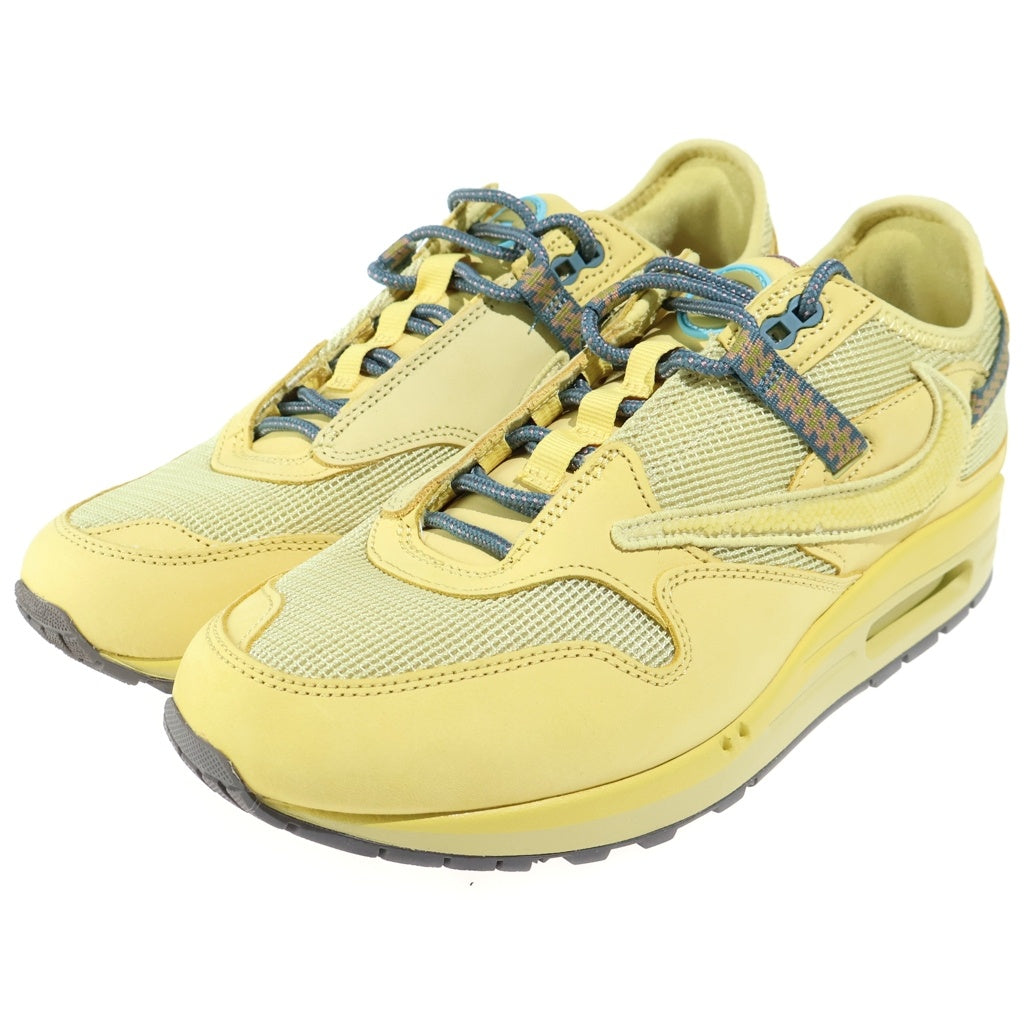 NIKE(ナイキ) ×TRAVIS SCOTT AIR MAX 1 CACTUS GOLD トラヴィススコット エアマックス1 カクタスゴールド ローカットスニーカー US10/28.0cm イエロー DO9392-700