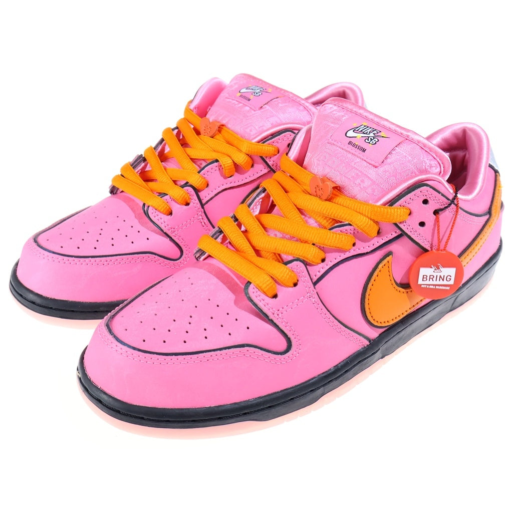 NIKE SB(ナイキエスビー) ×THE POWERPUFF GIRLS DUNK LOW BLOSSOM FD2631-600 パワーパフガールズ ダンク ブロッサム ローカットスニーカー US9.5/27.5cm ピンク