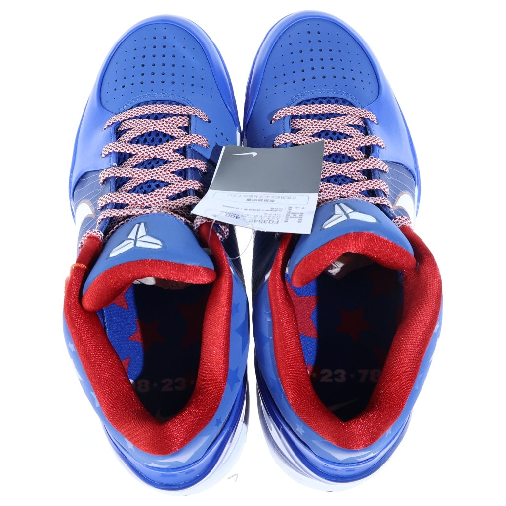 NIKE(ナイキ) Kobe 4 PROTRO PHILLY FQ3545-400 コービー4 プロトロ フィリー ローカットスニーカー US9/27.0cm ブルー