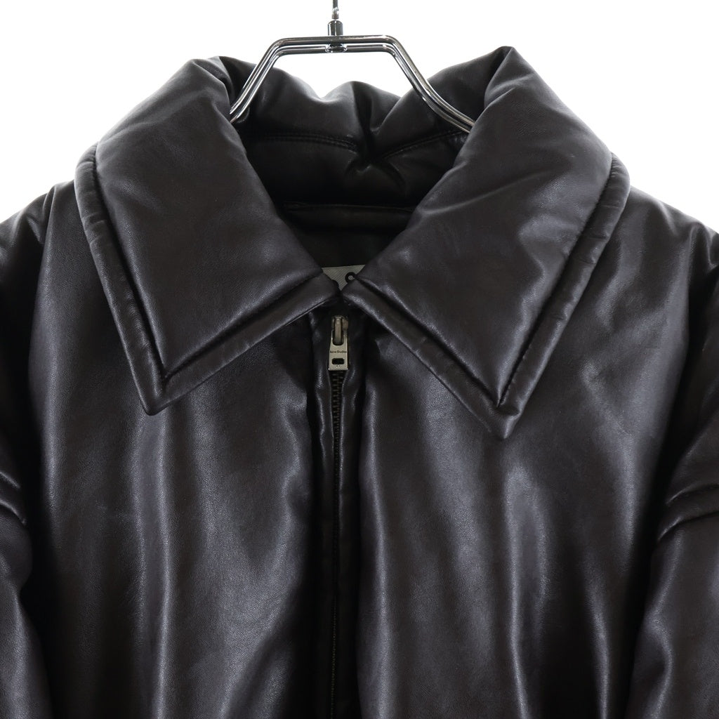 Acne Studios(アクネ ストゥディオズ) Bomber Jacket コーティング ボンバー ジャケット FN-WN-OUTW000878 ブラウン