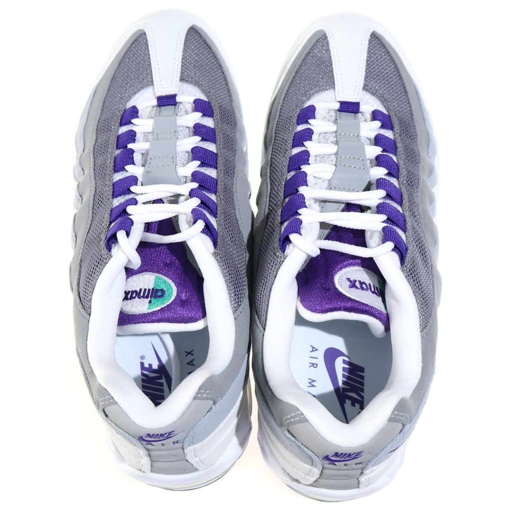 NIKE(ナイキ) WMNS AIR MAX 95 BIG BUBBLE HJ5996-100 ウィメンズ エアマックス95 ビッグバブル ローカットスニーカー US9/26.0cm グレー/パープル レディース
