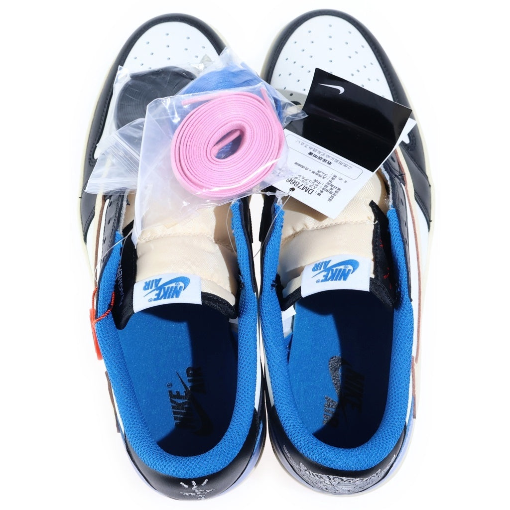 NIKE(ナイキ) ×TRAVIS SCOTT FRAGMENT DESIGN AIR JORDAN 1 LOW OG SP エアジョーダン1 ローカットスニーカー US10.5/28.5cm DM7866-140
