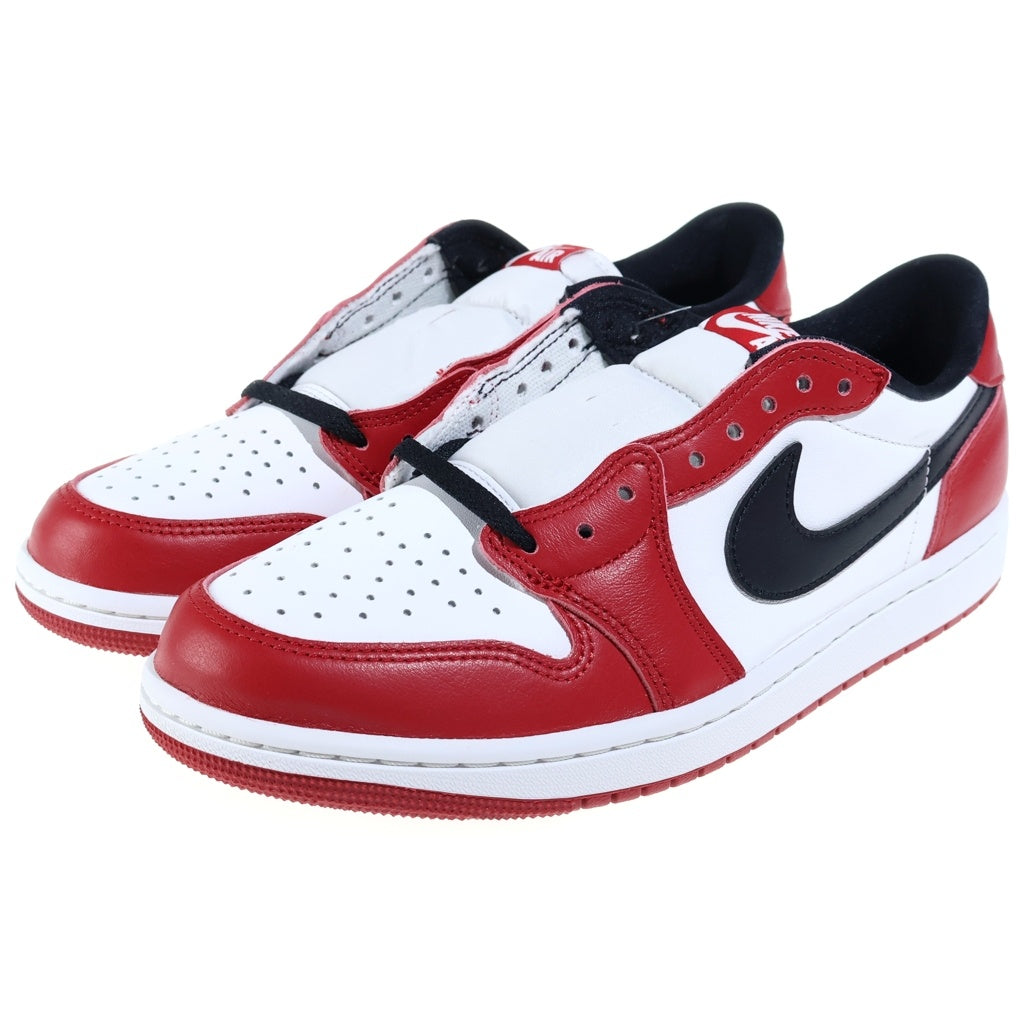 NIKE(ナイキ) AIR JORDAN LOW CHICAGO エアジョーダン 1 シカゴ ローカットスニーカー US9.5/27.5cm レッド/ホワイト HQ6998-600