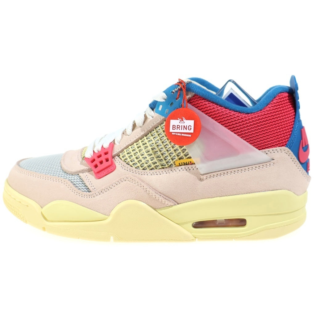 NIKE(ナイキ) ×UNION AIR JORDAN 4 GUAVA ICE ユニオン エアジョーダン4 グァバアイス ハイカットスニーカー US8.5/26.5cm マルチ DC9533-800