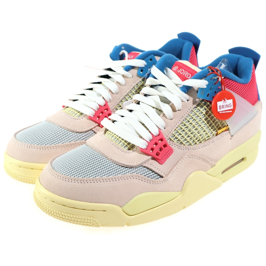 NIKE(ナイキ) ×UNION AIR JORDAN 4 GUAVA ICE ユニオン エアジョーダン4 グァバアイス ハイカットスニーカー US8.5/26.5cm マルチ DC9533-800