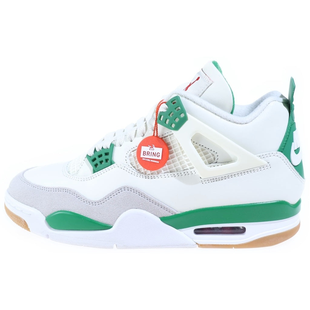 NIKE SB(ナイキエスビー) AIR JORDAN 4 RETRO SP PINE GREEN エアジョーダン4 レトロ パイングリーン ハイカットスニーカー US9.5/27.5cm ホワイト/グリーン DR5415-103