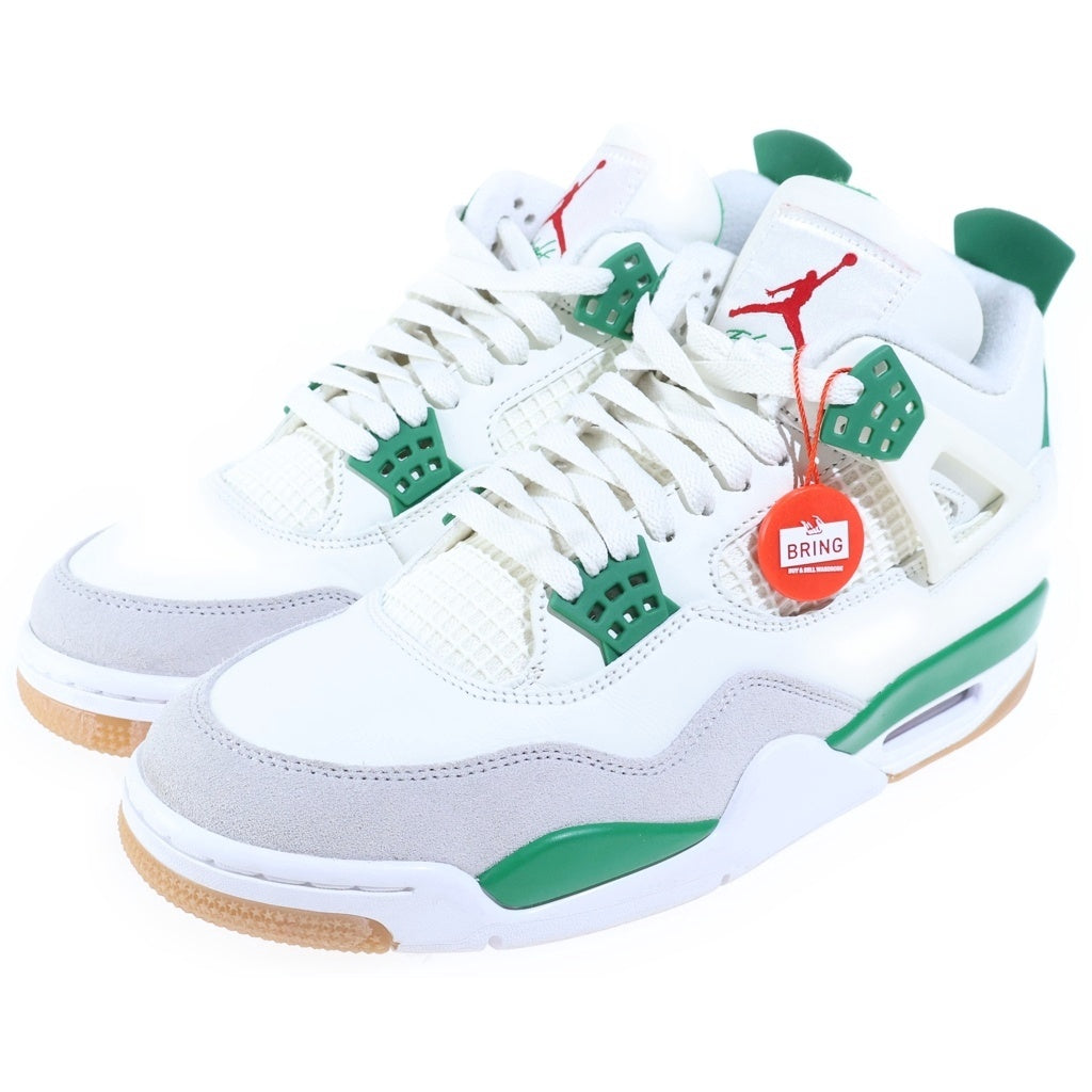 NIKE SB(ナイキエスビー) AIR JORDAN 4 RETRO SP PINE GREEN エアジョーダン4 レトロ パイングリーン ハイカットスニーカー US9.5/27.5cm ホワイト/グリーン DR5415-103