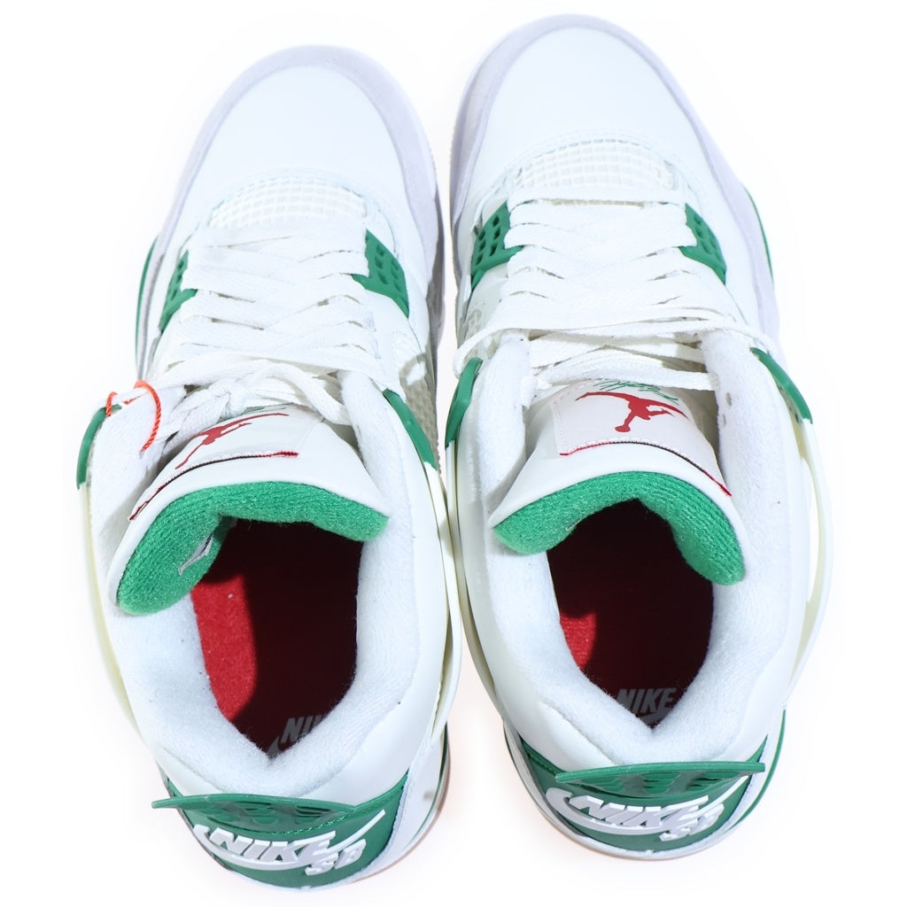 NIKE SB(ナイキエスビー) AIR JORDAN 4 RETRO SP PINE GREEN エアジョーダン4 レトロ パイングリーン ハイカットスニーカー US9.5/27.5cm ホワイト/グリーン DR5415-103