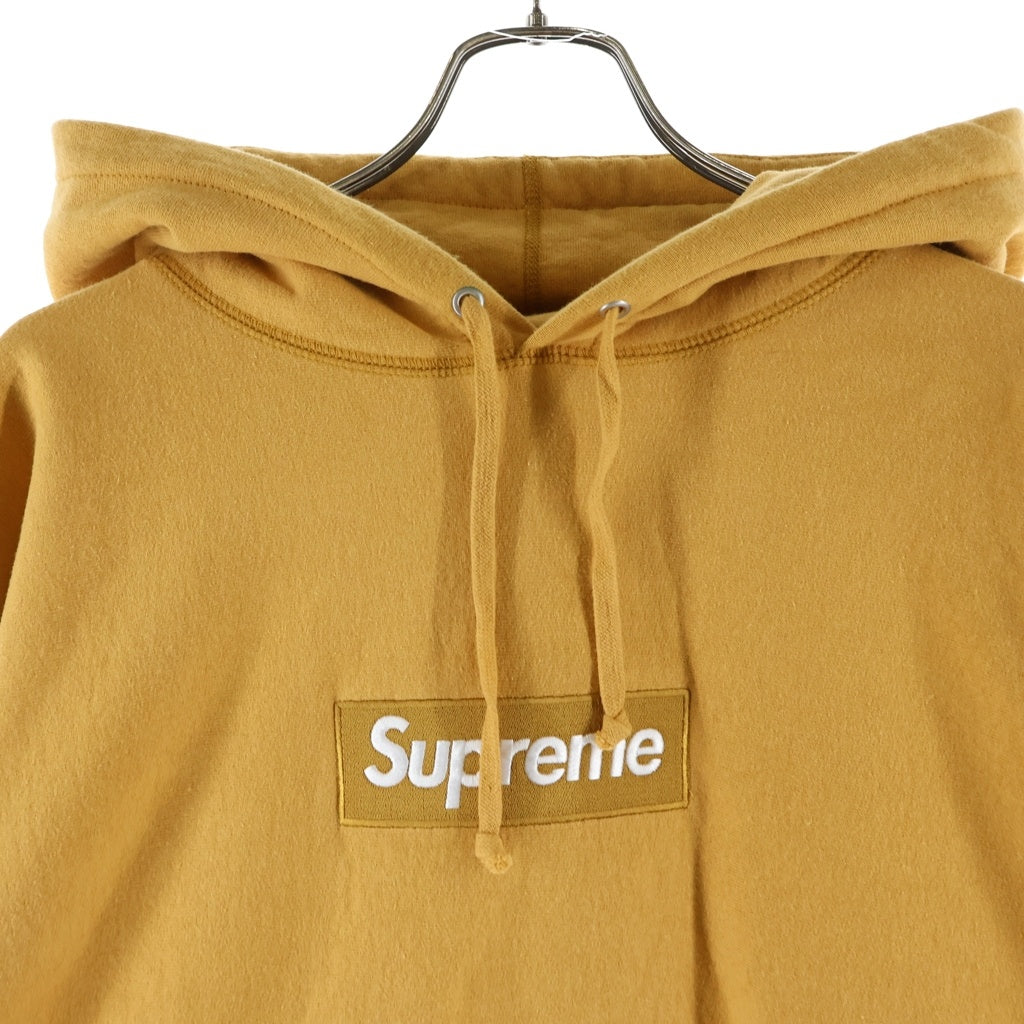 SUPREME(シュプリーム) 21AW Box Logo Hooded Sweatshirt ボックス ロゴ フーディー スウェットシャツ ライトマスタード