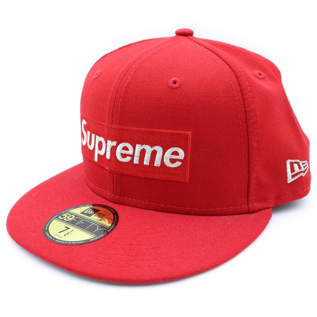 SUPREME(シュプリーム) 20AW $1M Metallic Box Logo New Era メタリック ボックスロゴ ニューエラ ストレートキャップ レッド