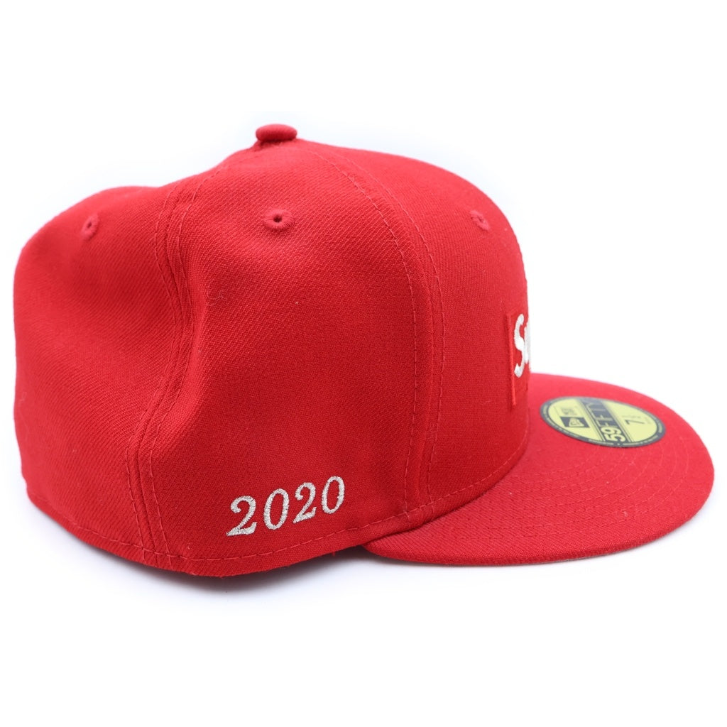 SUPREME(シュプリーム) 20AW $1M Metallic Box Logo New Era メタリック ボックスロゴ ニューエラ ストレートキャップ レッド
