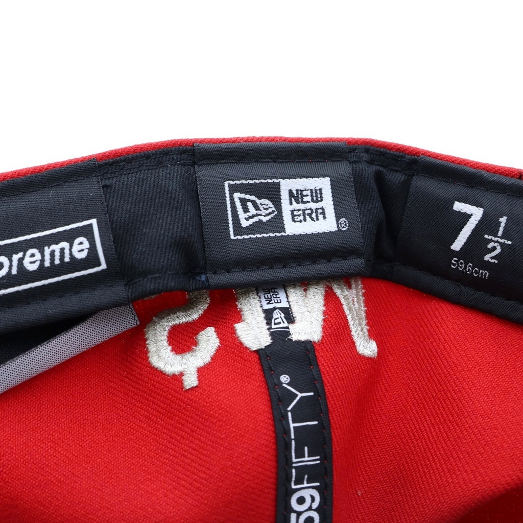 SUPREME(シュプリーム) 20AW $1M Metallic Box Logo New Era メタリック ボックスロゴ ニューエラ ストレートキャップ レッド