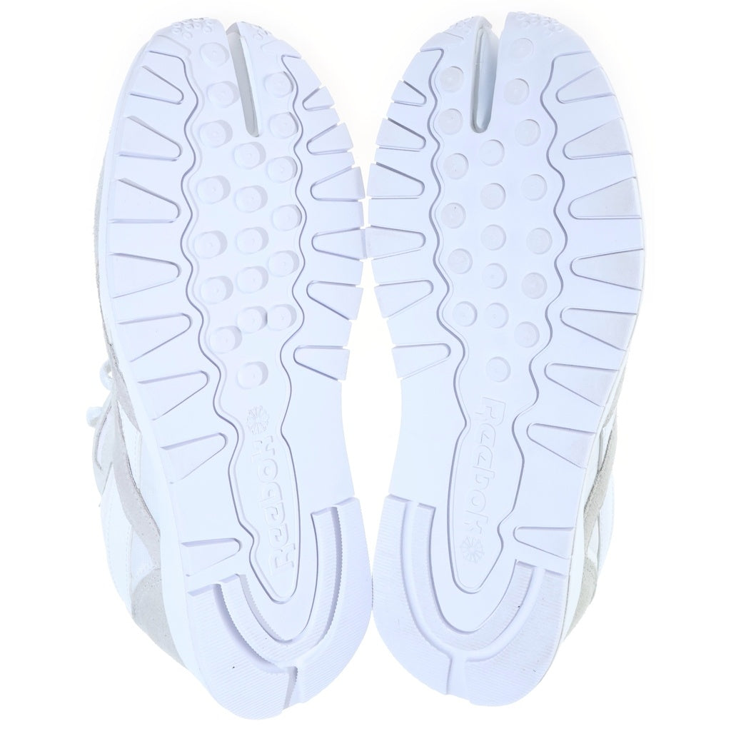 Maison Margiela(メゾンマルジェラ) ×Reebok PROJECT 0 CL NYLON リーボック プロジェクト クラシックレザー ナイロン タビ ローカットスニーカー US8.5/26.5cm ホワイト/グレー HP8847