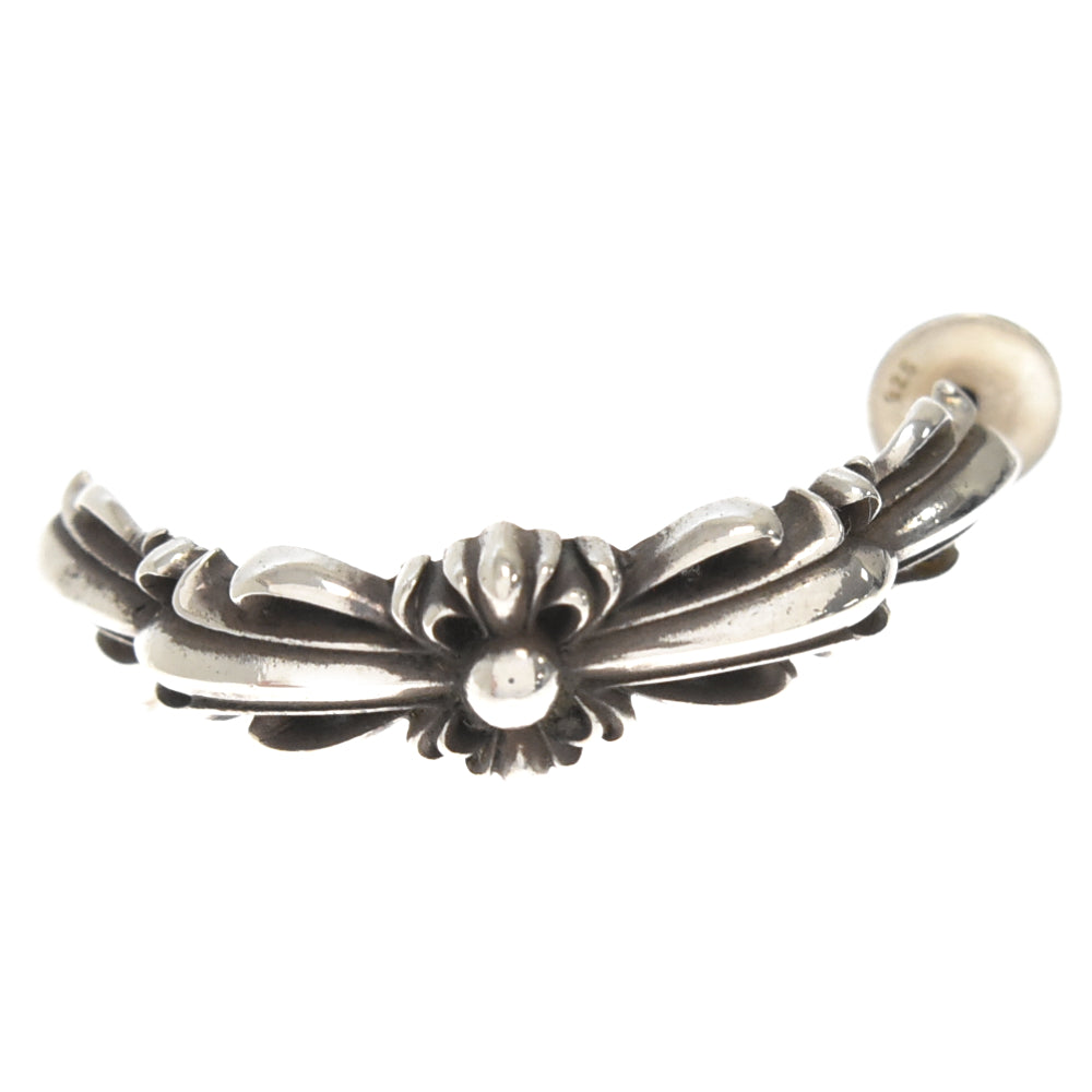 CHROME HEARTS(クロムハーツ) Double Floral Cross Hoop ダブルフローラルクロスフープピアス