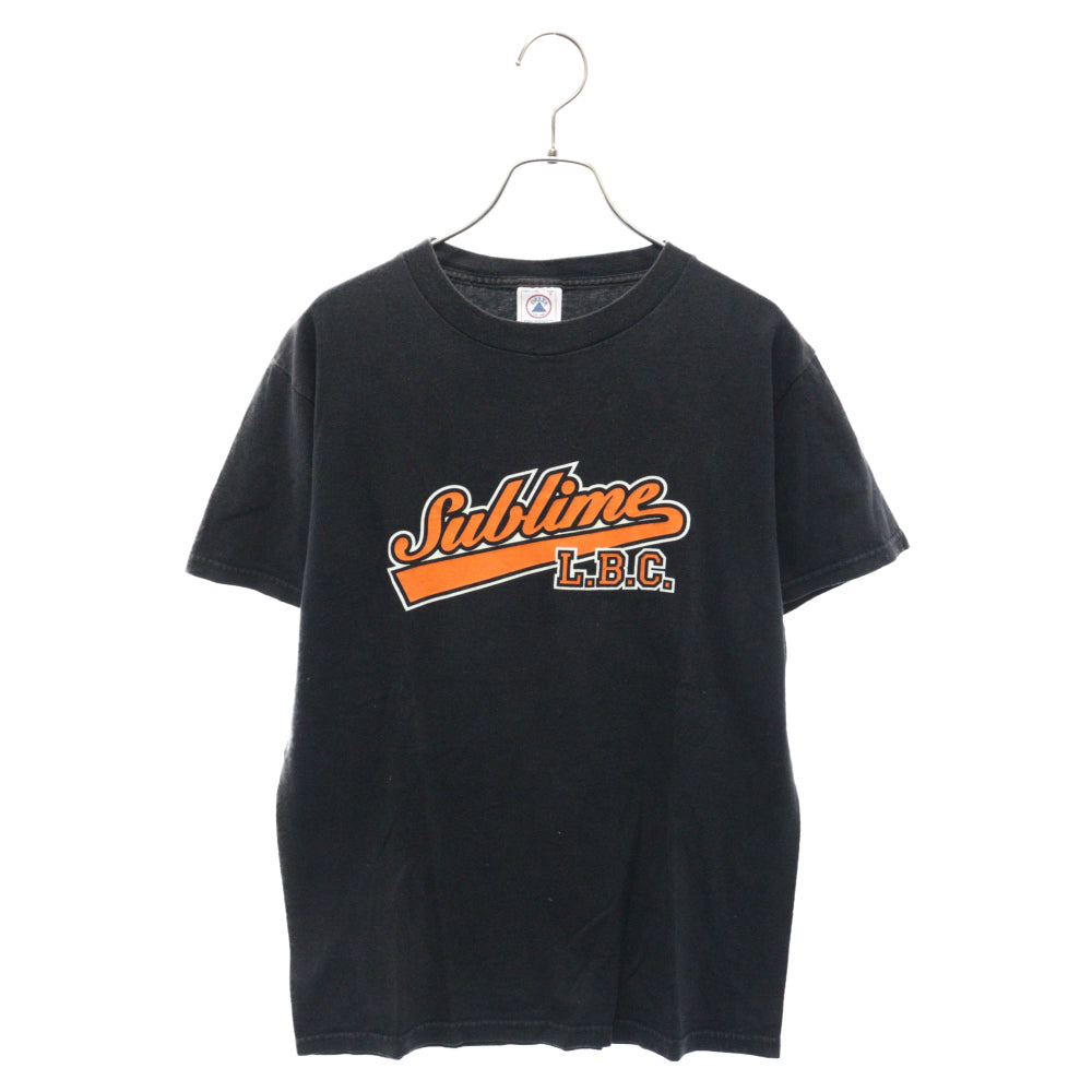VINTAGE(ヴィンテージ) 00SS SUBLIME サブライム フロントロゴプリント クルーネック 半袖Tシャツ ブラック