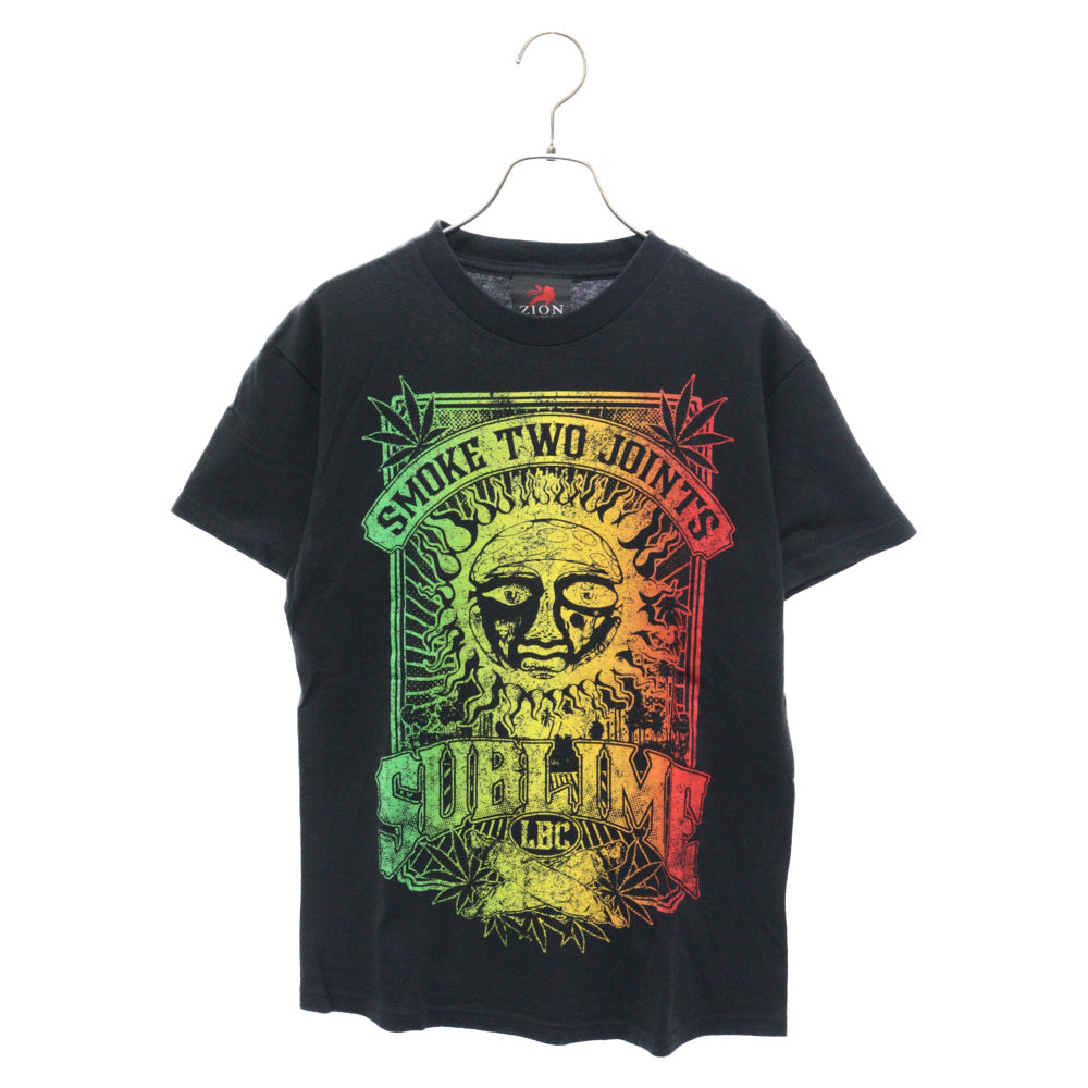 VINTAGE(ヴィンテージ) SUBLIME サブライム サンロゴ プリント クルーネック 半袖Tシャツ ブラック