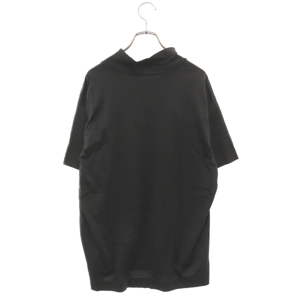 GIVENCHY(ジバンシィ) 4G EMBROIDERED TURTLENECK TEE 4G エンブロイダード タートルネック Tシャツ 半袖カットソー BM712G3Y6B ブラック