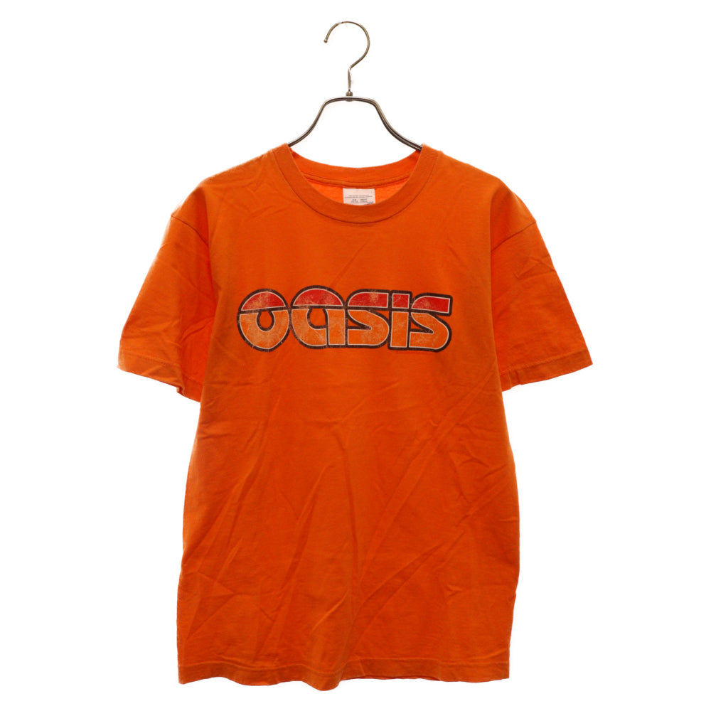 VINTAGE(ヴィンテージ) 00s Oasis Standing On The Shoulders Of Giants Tour Shirt オアシス ツアー バンド クルーネック半袖Tシャツ オレンジ SCREEN STARSタグ