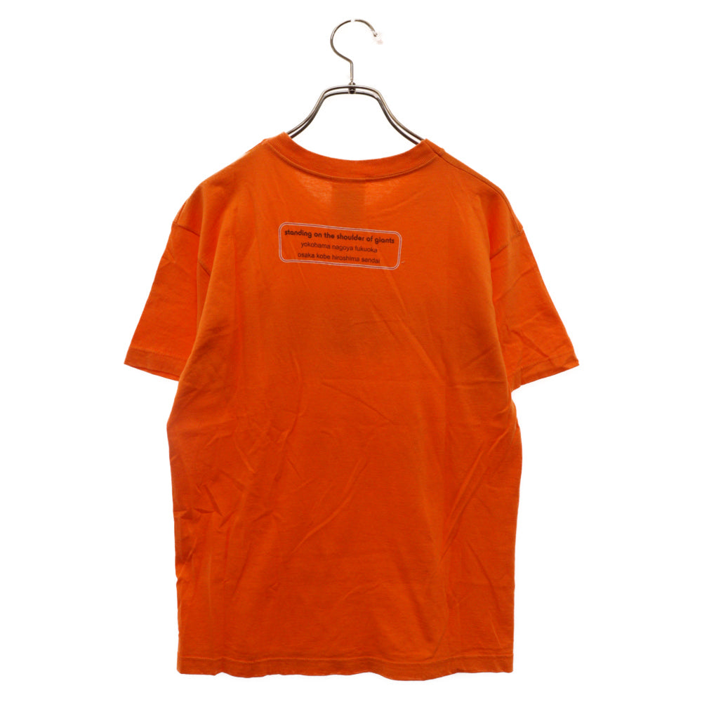 VINTAGE(ヴィンテージ) 00s Oasis Standing On The Shoulders Of Giants Tour Shirt オアシス ツアー バンド クルーネック半袖Tシャツ オレンジ SCREEN STARSタグ