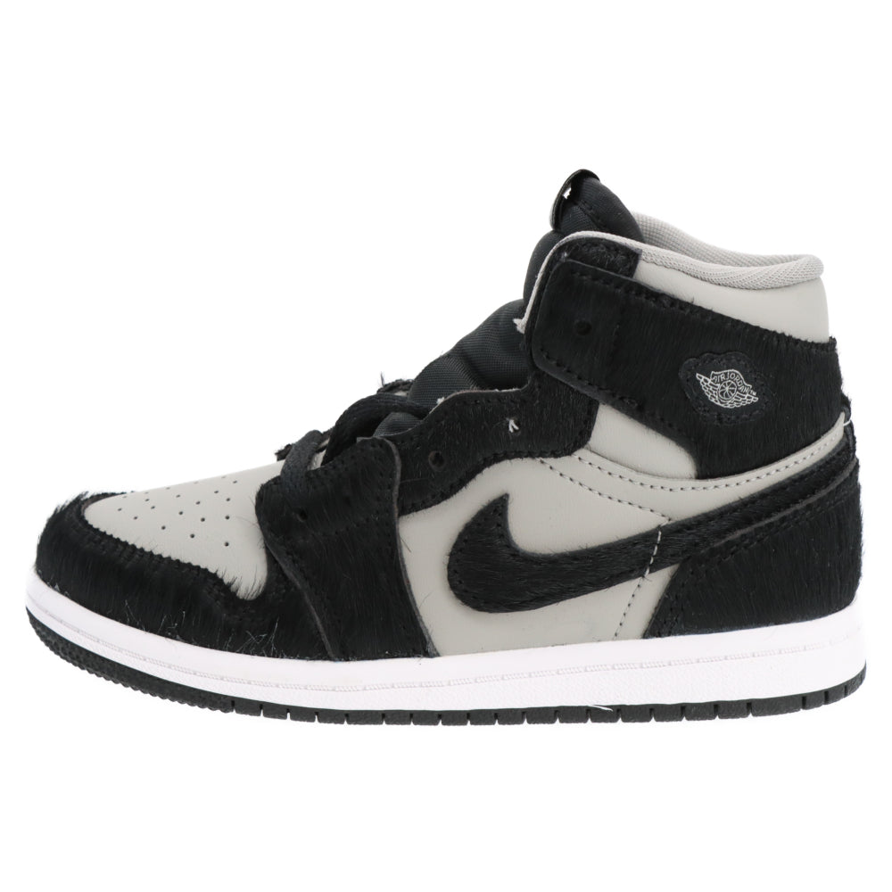 NIKE(ナイキ) TD Air Jordan 1 Retro High OG Medium Grey TDエアジョーダン1 レトロ ハイ OG ミディアムグレー ハイカットスニーカー キッズ FB1313-001 10C/16.0cm