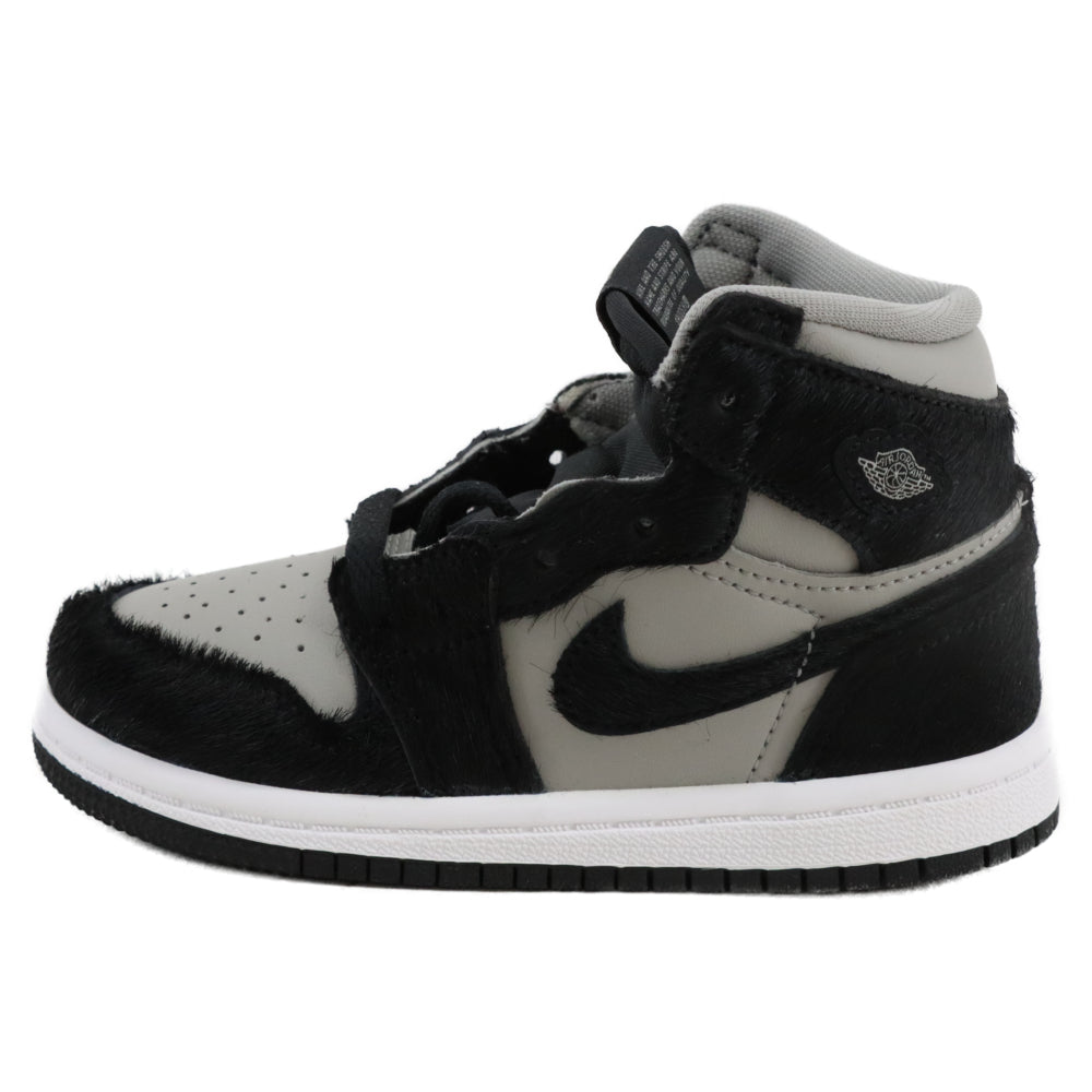 NIKE(ナイキ) TD Air Jordan 1 Retro High OG Medium Grey TDエアジョーダン1 レトロ ハイ OG ミディアムグレー ハイカットスニーカー キッズ FB1313-001 8C/14.0cm