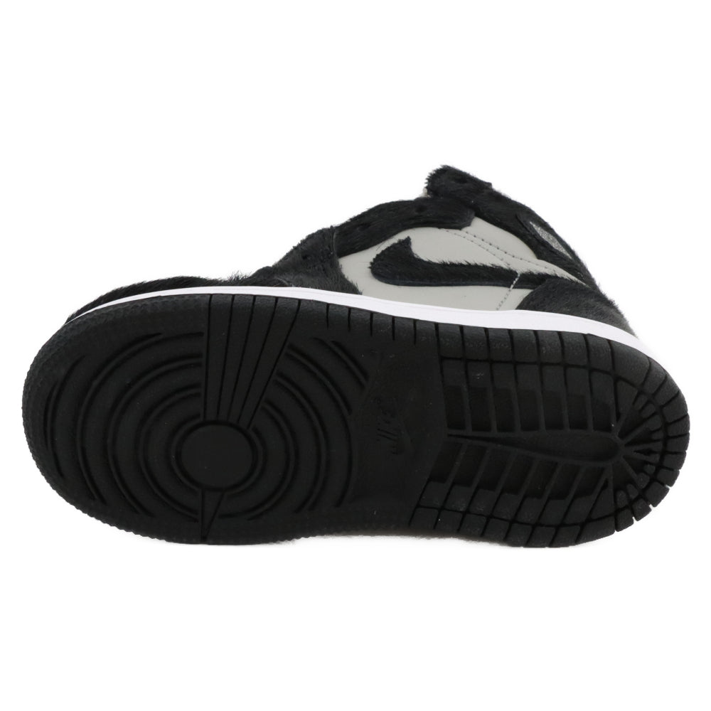 NIKE(ナイキ) TD Air Jordan 1 Retro High OG Medium Grey TDエアジョーダン1 レトロ ハイ OG ミディアムグレー ハイカットスニーカー キッズ FB1313-001 8C/14.0cm