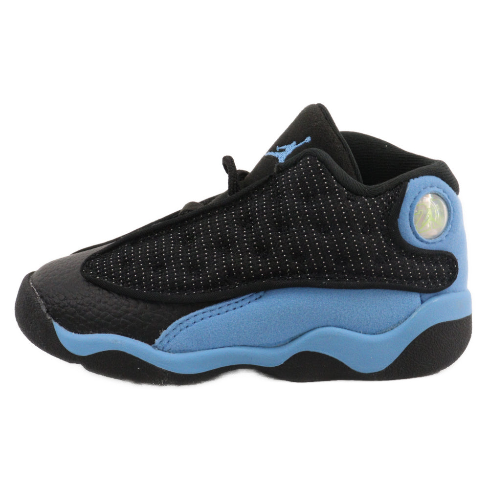 NIKE(ナイキ) TD Air Jordan 13 Black University TDエアジョーダン13 ハイカットスニーカー キッズ 414581-041 ブラック/ブルー US9C/15.0cm