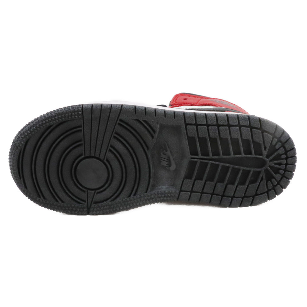 NIKE(ナイキ) TD AIR JORDAN 1 MID CHICAGO BLACK TOE エアジョーダン1 ミッド シカゴブラックトゥ ミッドカットスニーカー キッズ 640735-069 US10C/16.0cm